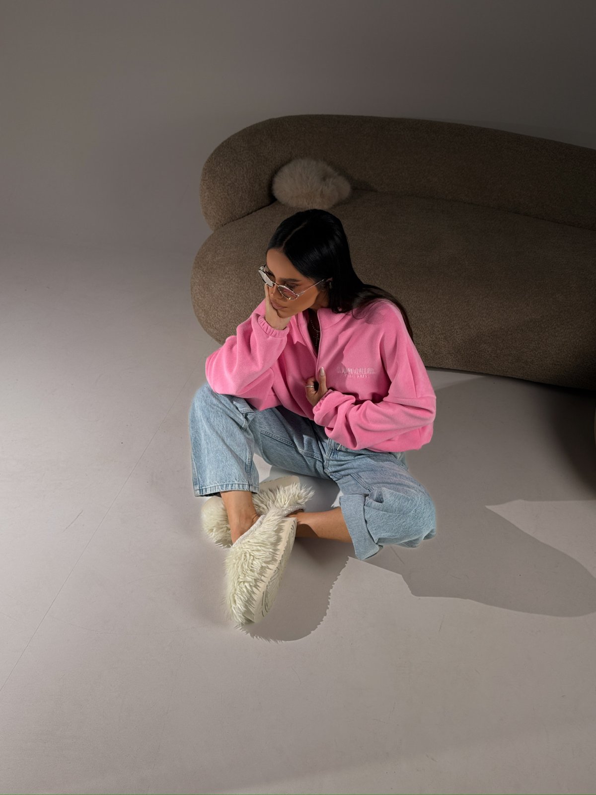 Bluza polarowa WARM UP, róż