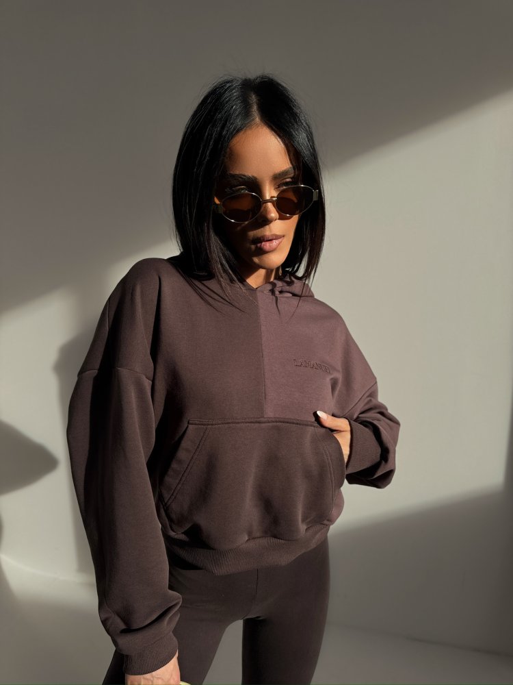 Bluza dresowa TRIAD, czekolada