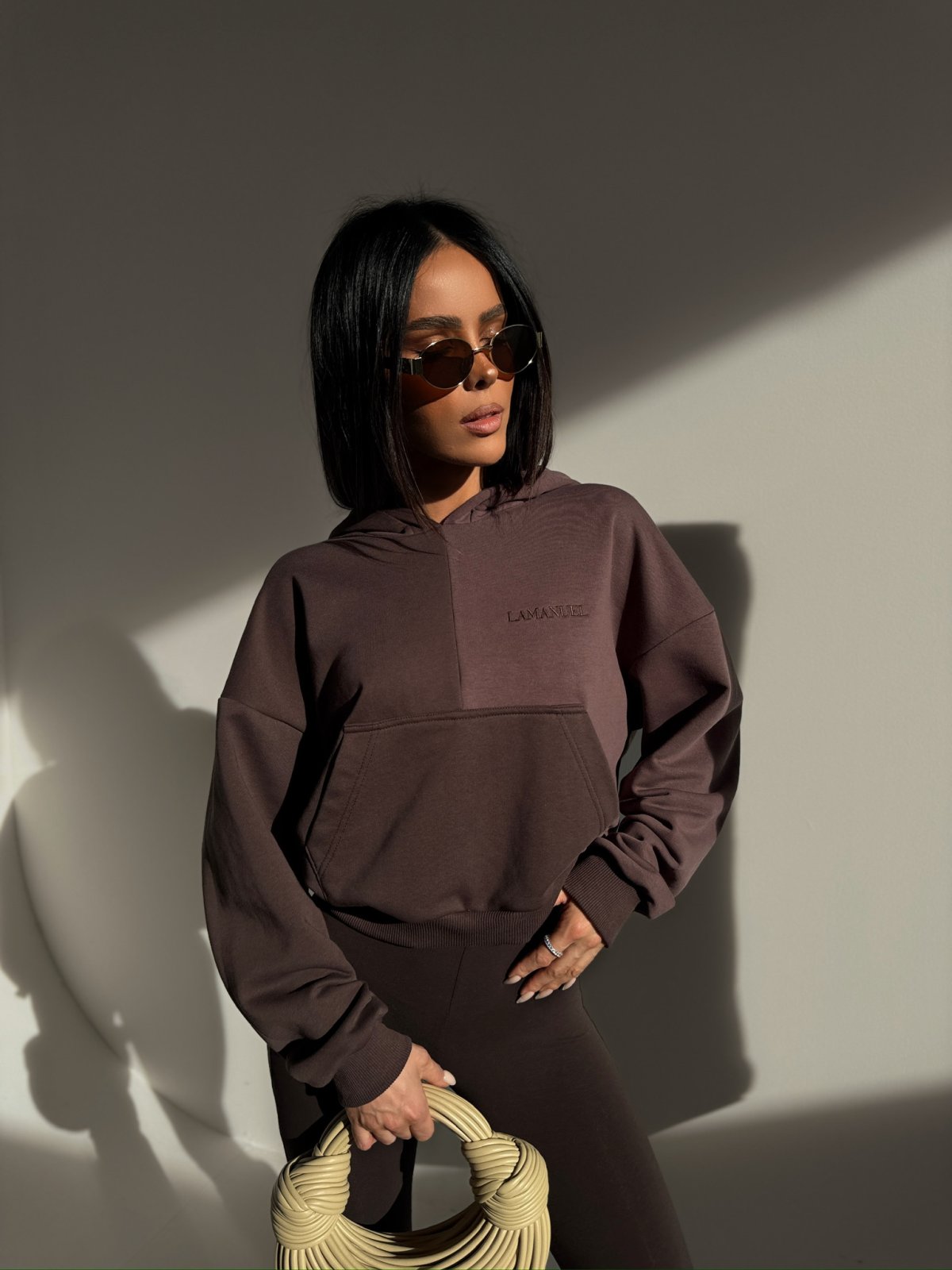 Bluza dresowa TRIAD, czekolada