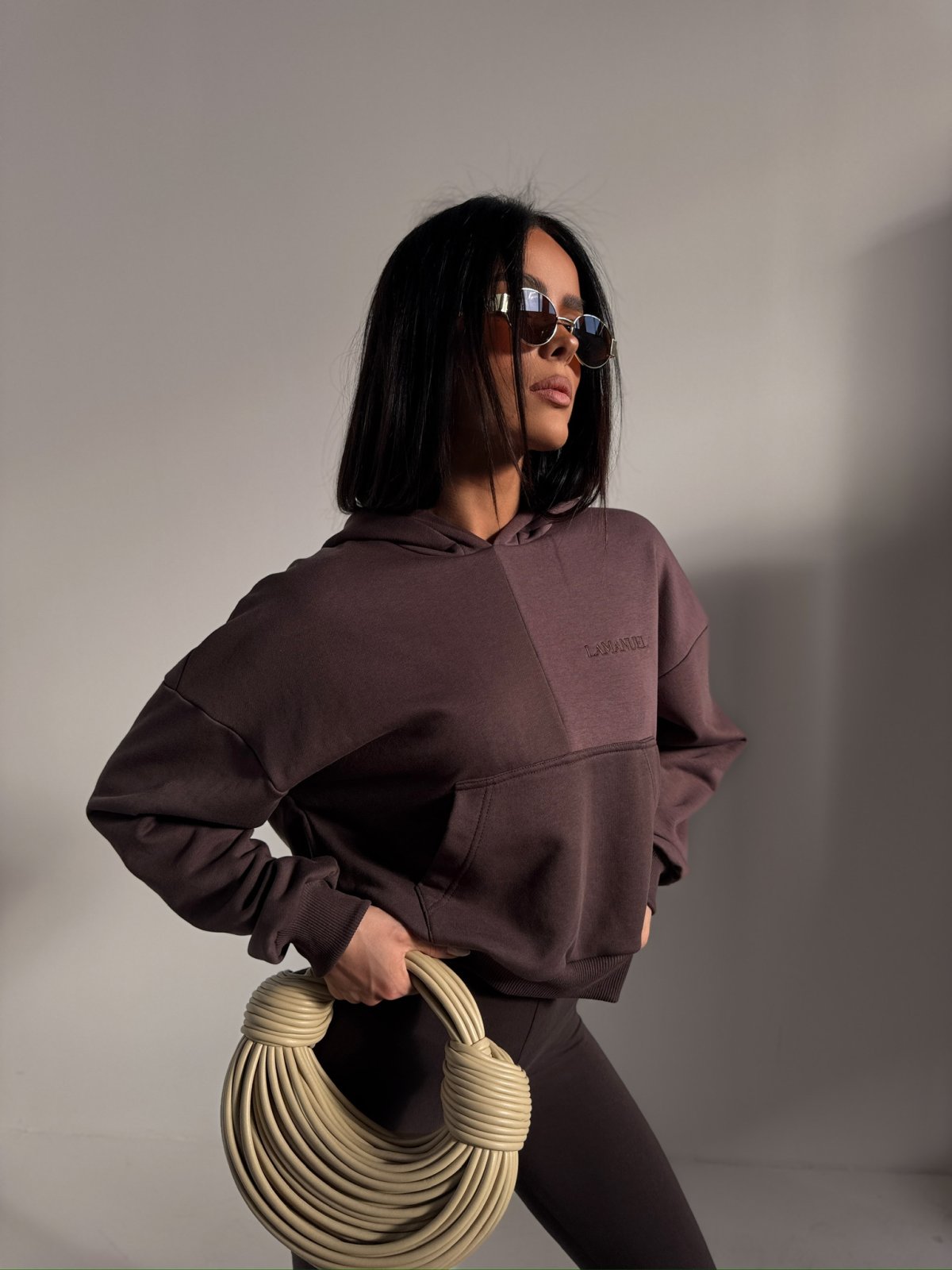 Bluza dresowa TRIAD, czekolada