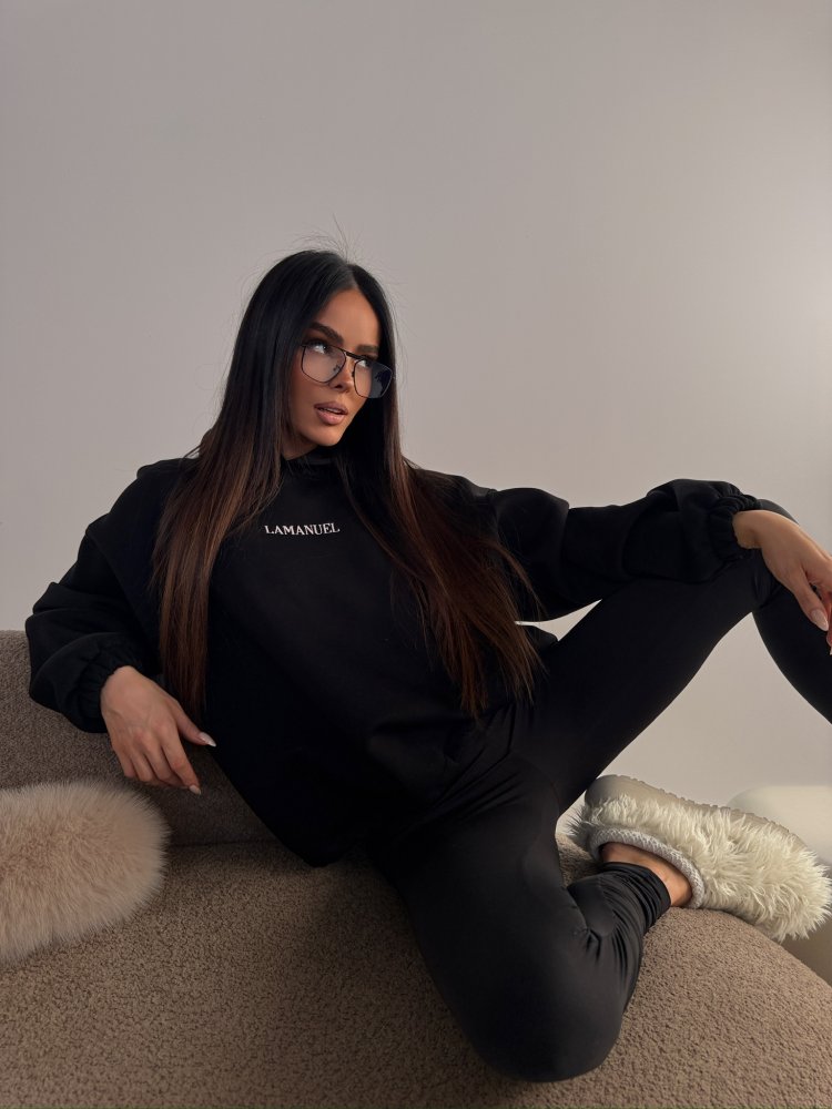 Bluza dresowa TONE, czarna