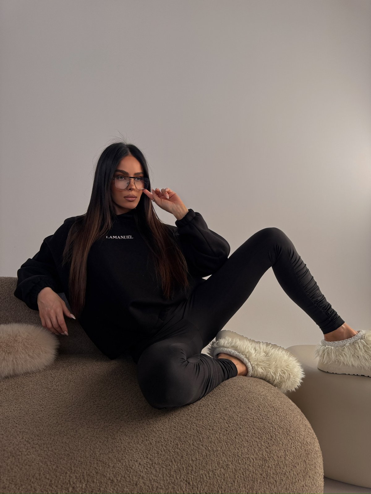 Bluza dresowa TONE, czarna