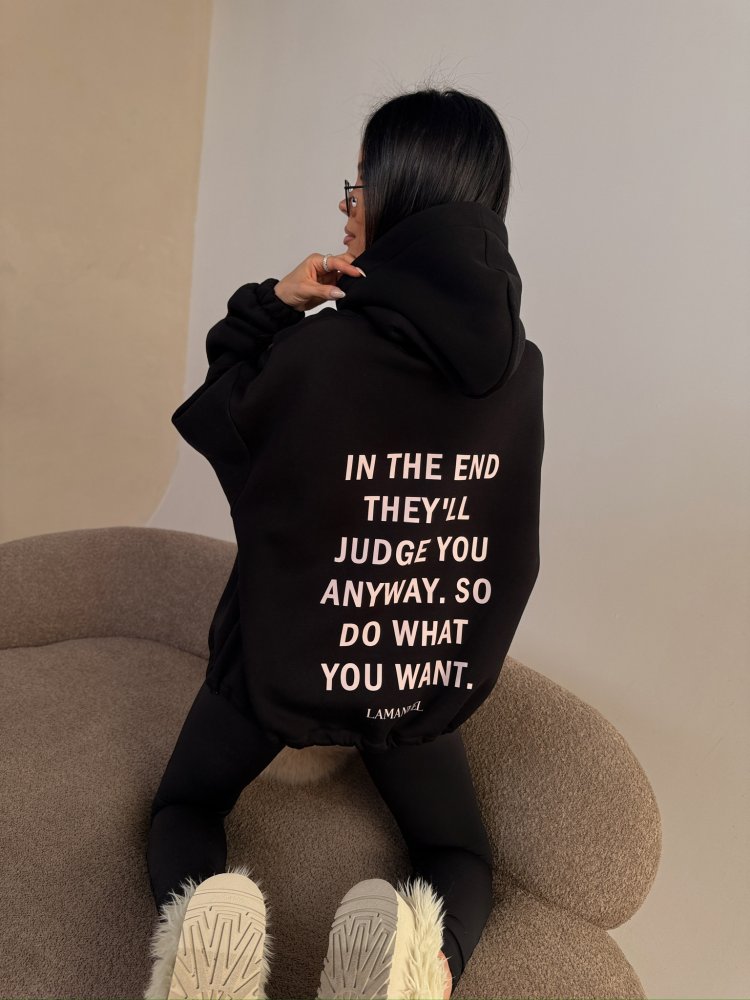 Bluza dresowa TONE, czarna