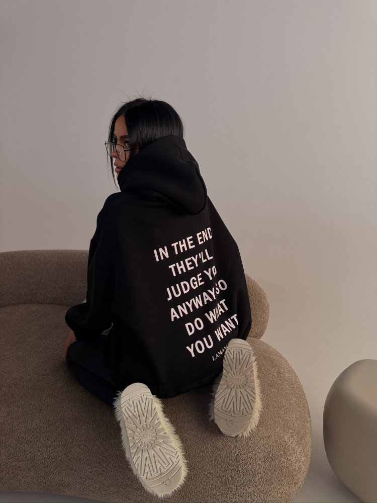 Bluza dresowa TONE, czarna