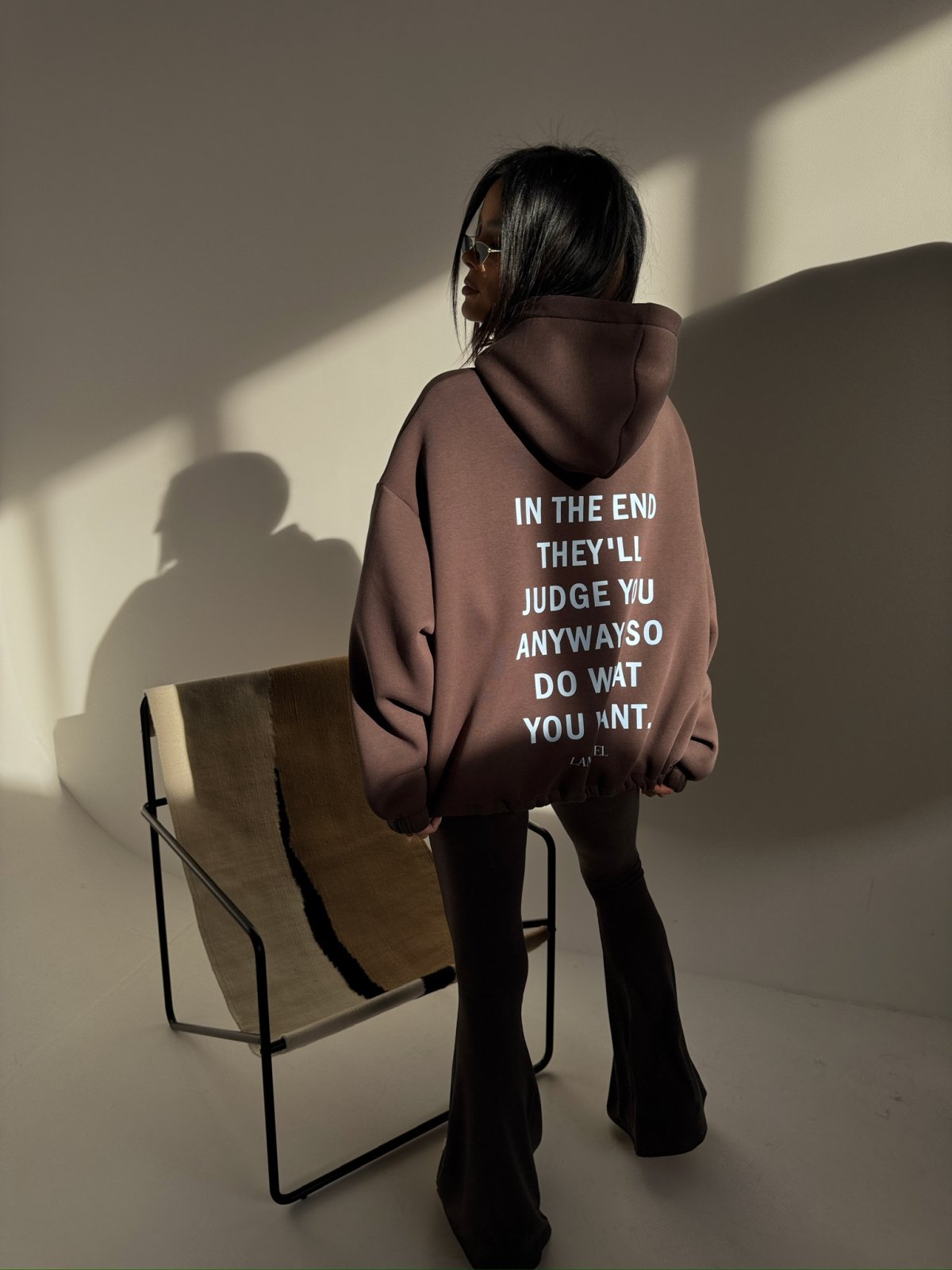 Bluza dresowa TONE, czekolada