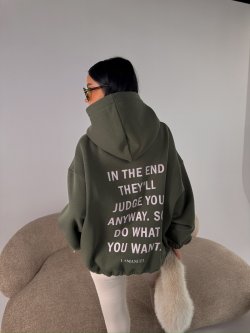 Bluza dresowa TONE, khaki