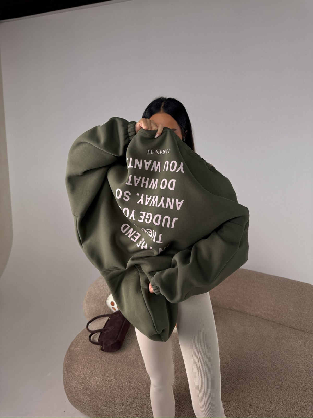 Bluza dresowa TONE, khaki