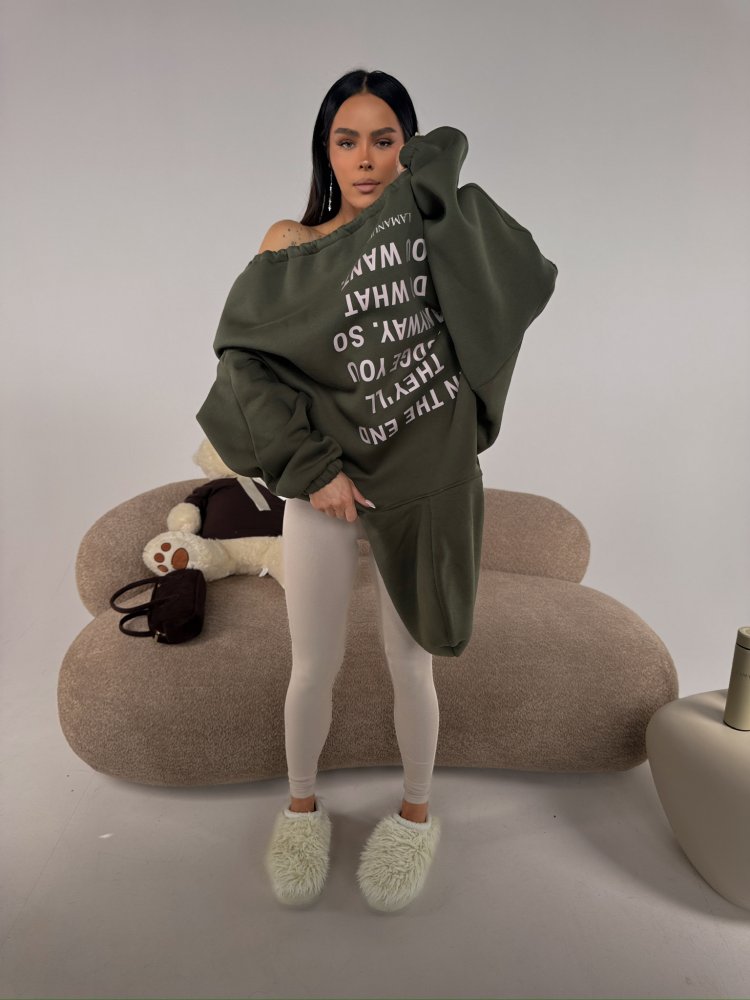 Bluza dresowa TONE, khaki