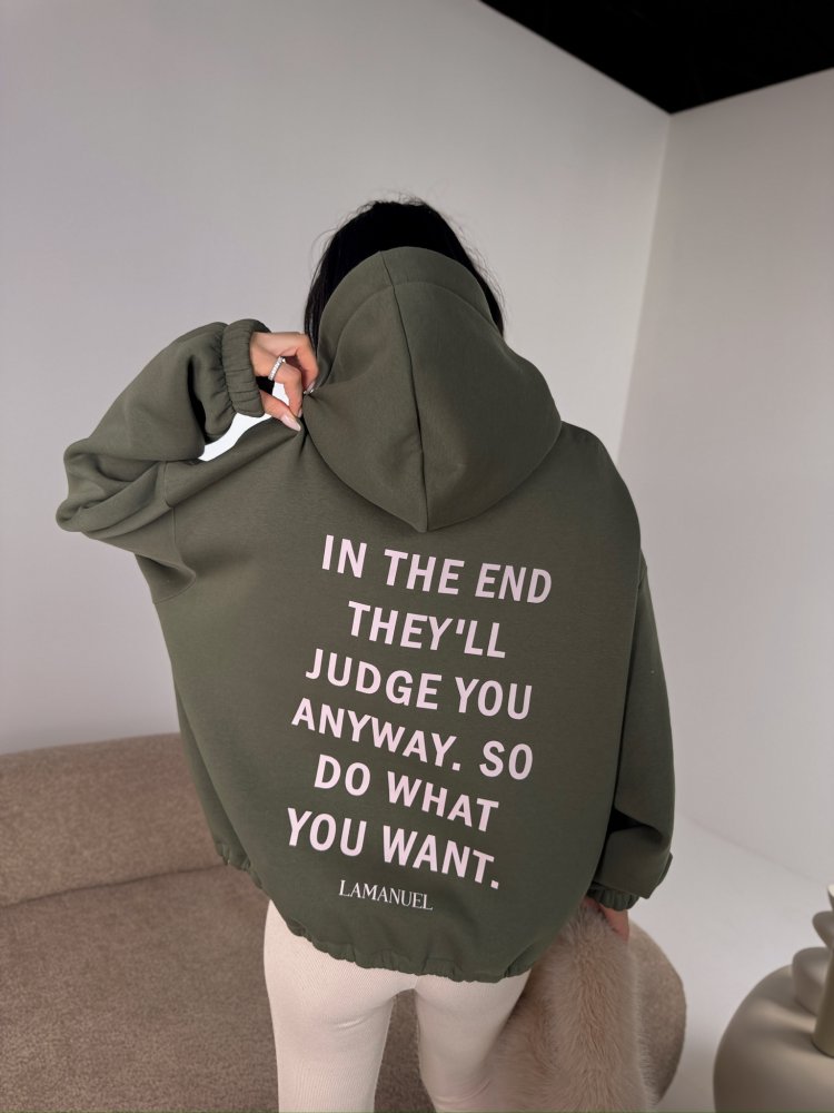 Bluza dresowa TONE, khaki