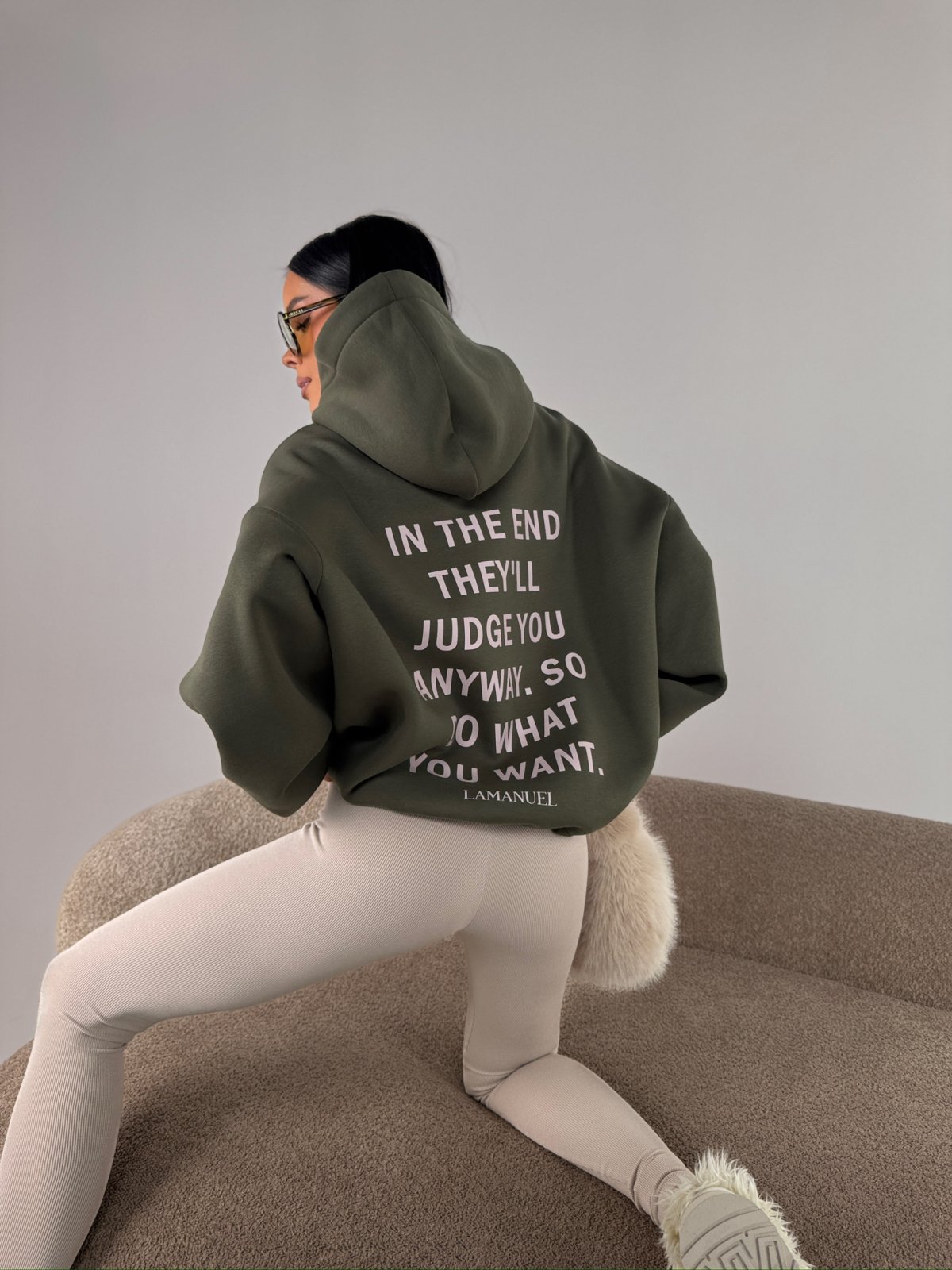 Bluza dresowa TONE, khaki