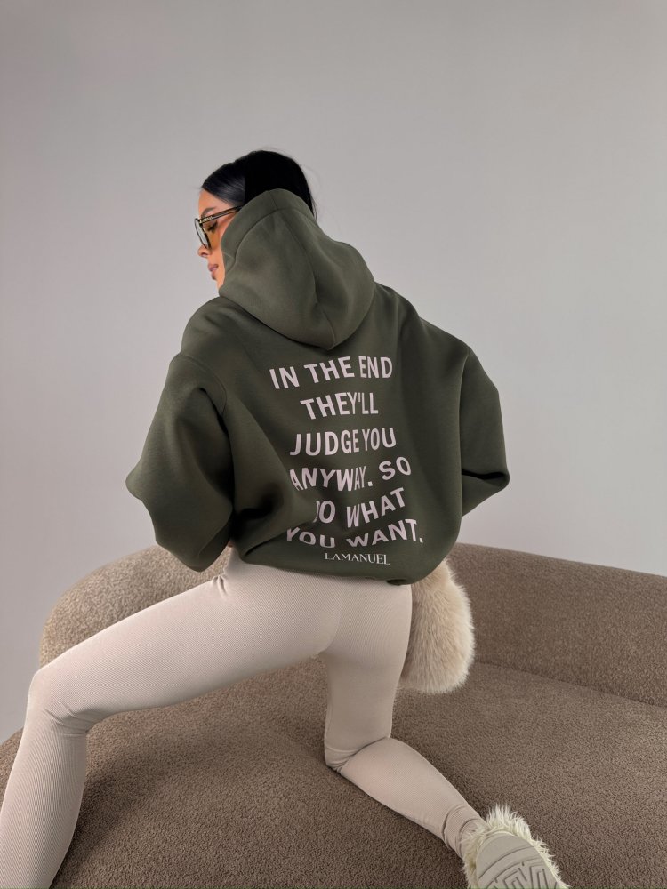 Bluza dresowa TONE, khaki