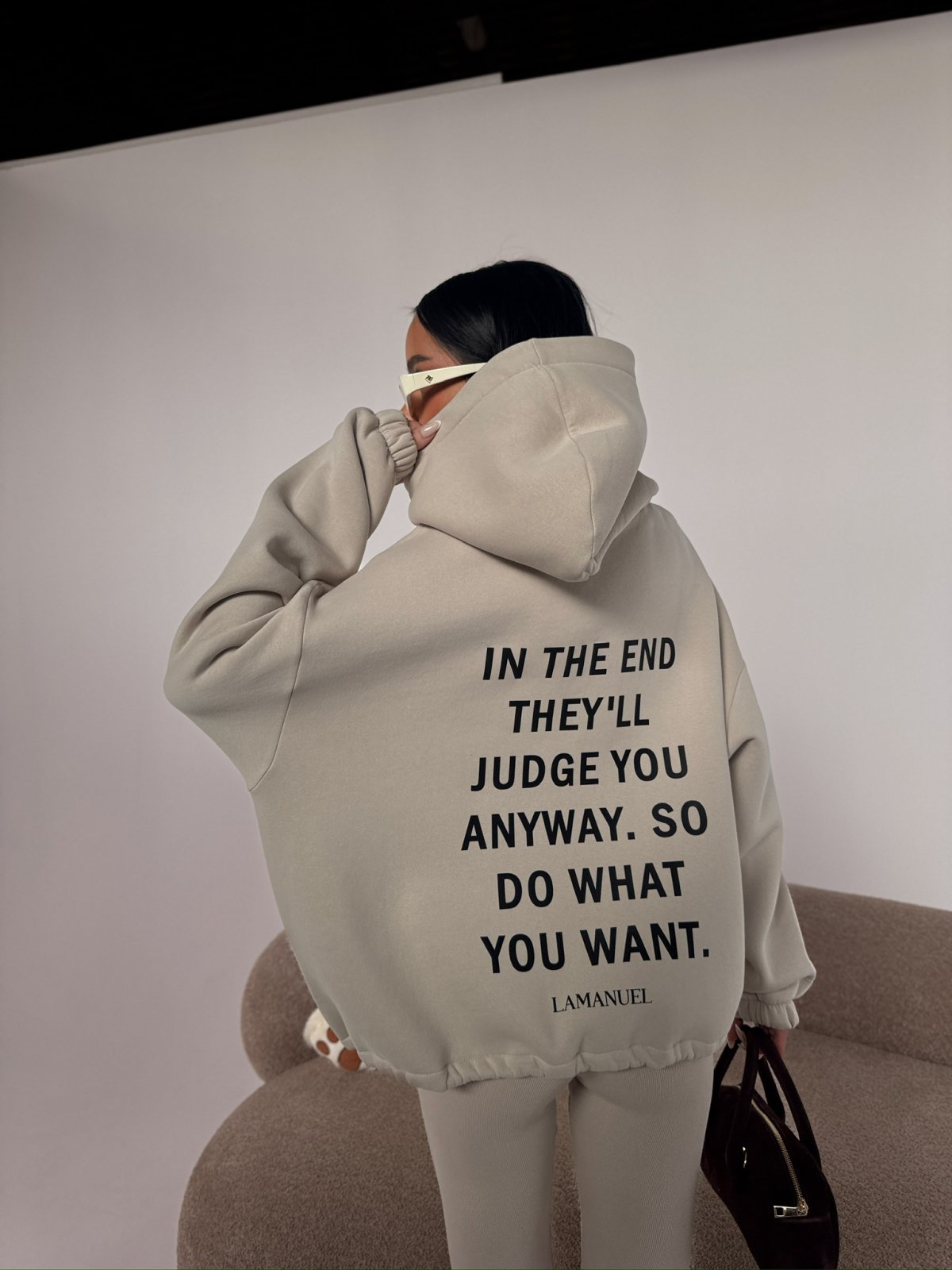 Bluza dresowa TONE, beż