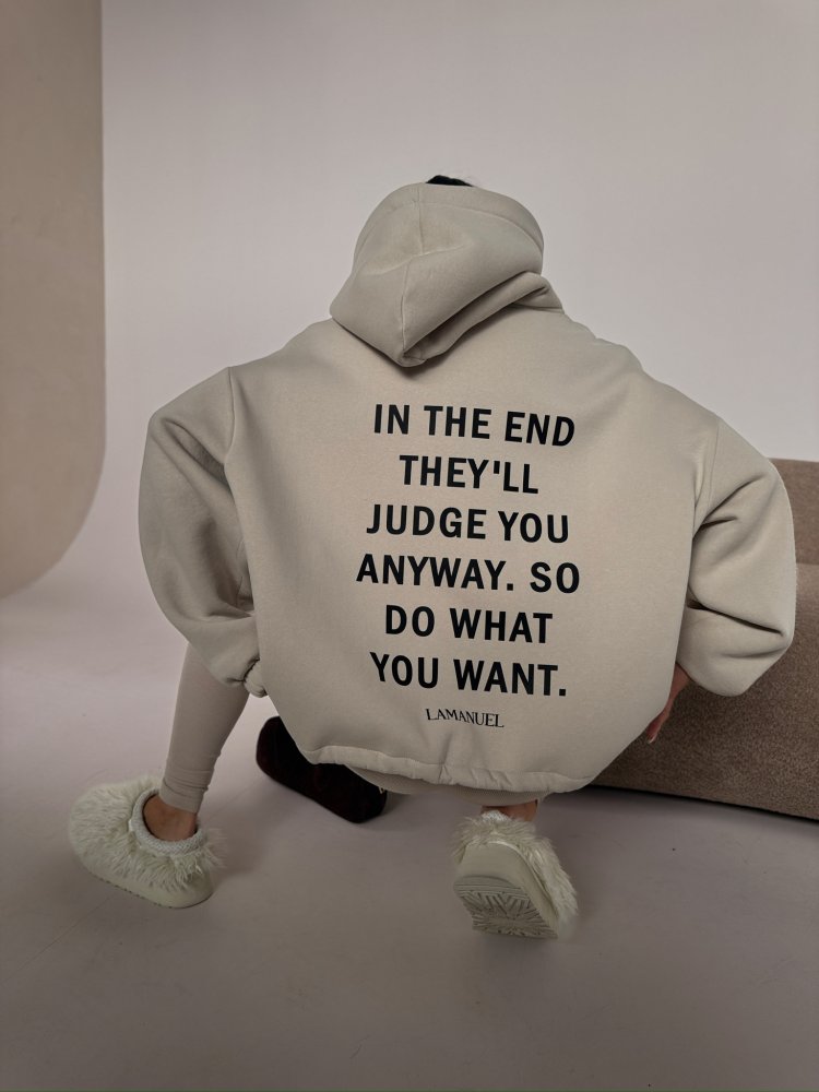 Bluza dresowa TONE, beż