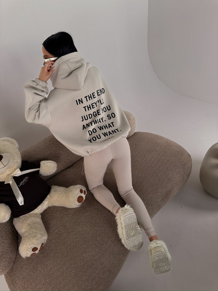 Bluza dresowa TONE, beż