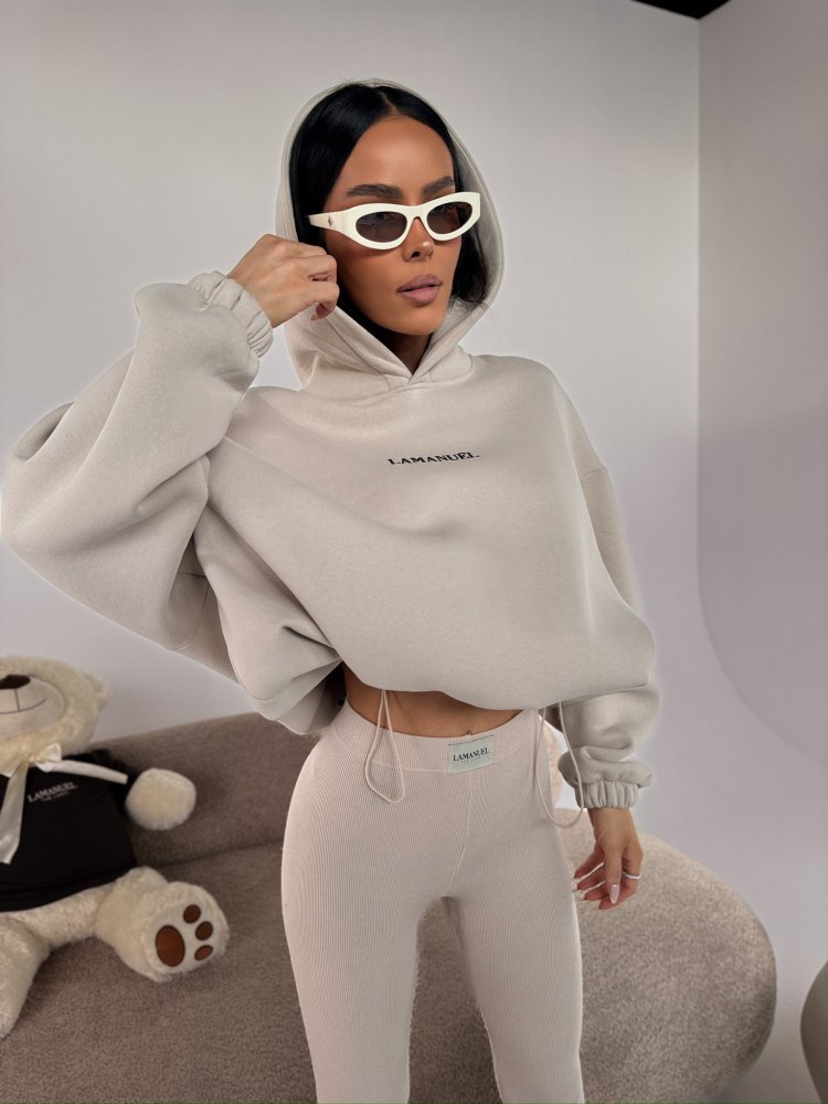 Bluza dresowa TONE, beż