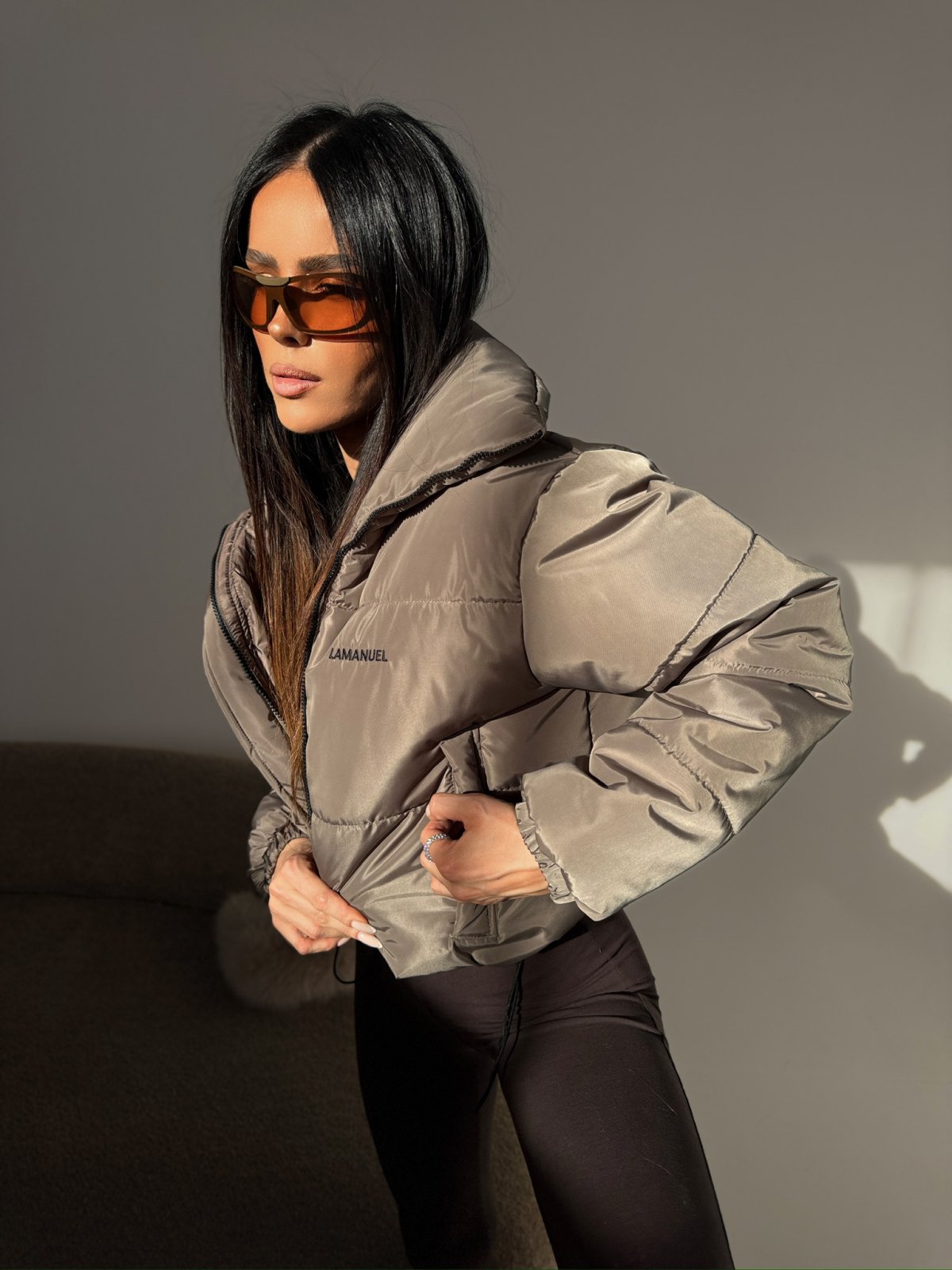 Kurtka zimowa ARCTIC, czekolada