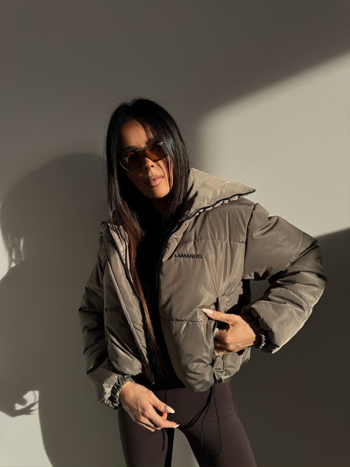 Kurtka zimowa ARCTIC, czekolada