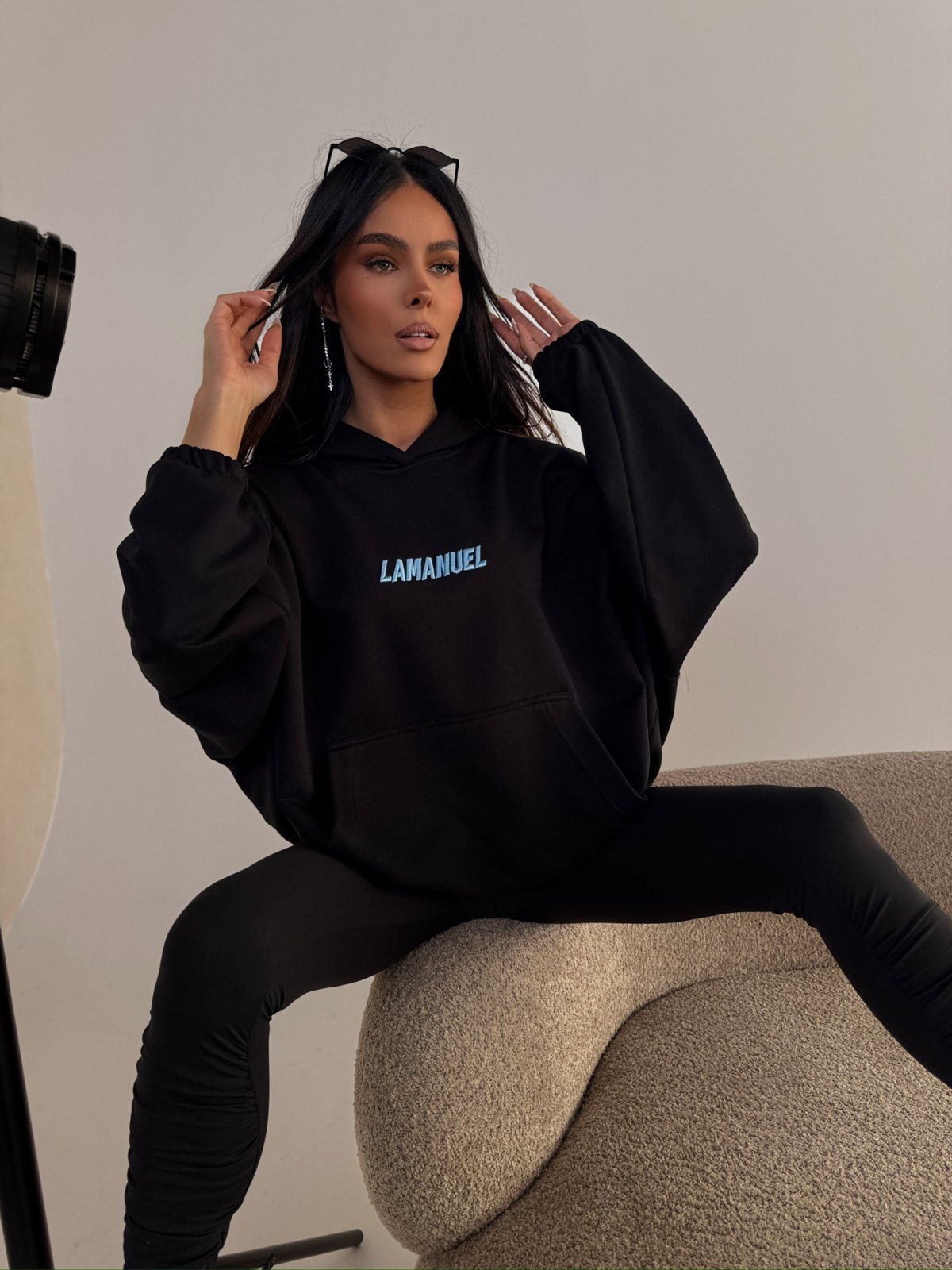 Bluza dresowa RESPECT, czarna