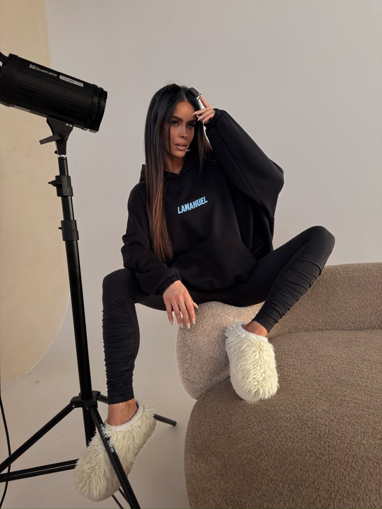 Bluza dresowa RESPECT, czarna