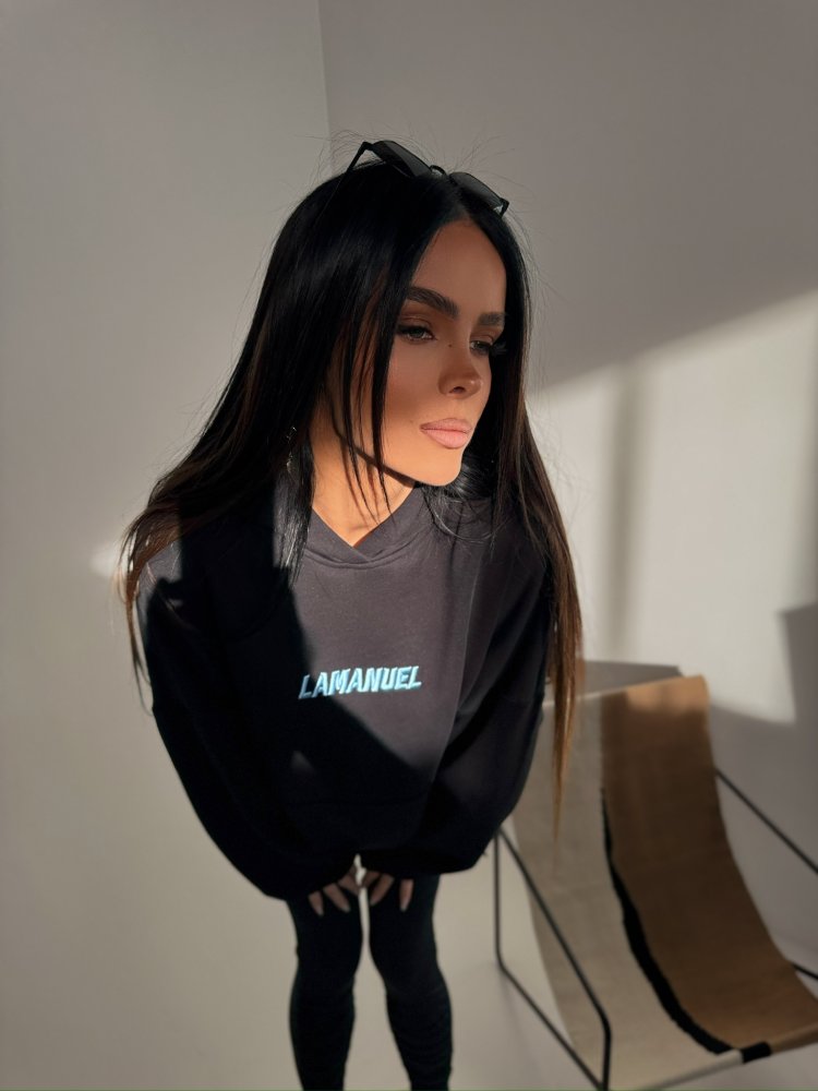 Bluza dresowa RESPECT, czarna