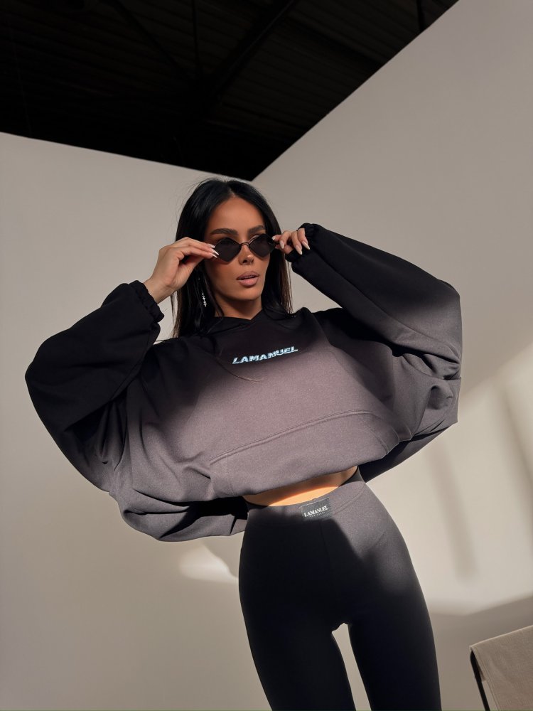 Bluza dresowa RESPECT, czarna