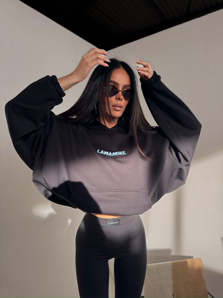 Bluza dresowa RESPECT, czarna