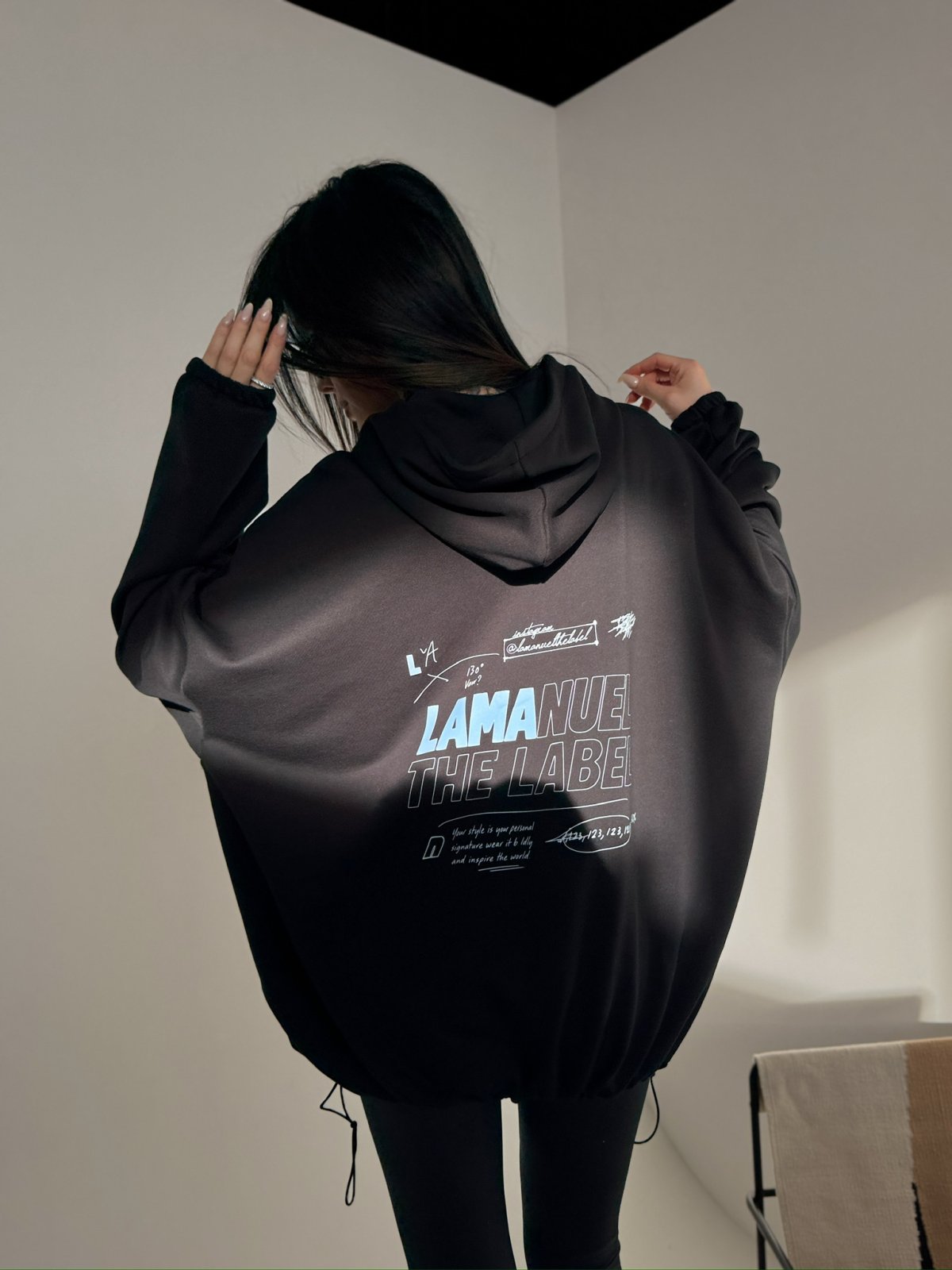 Bluza dresowa RESPECT, czarna