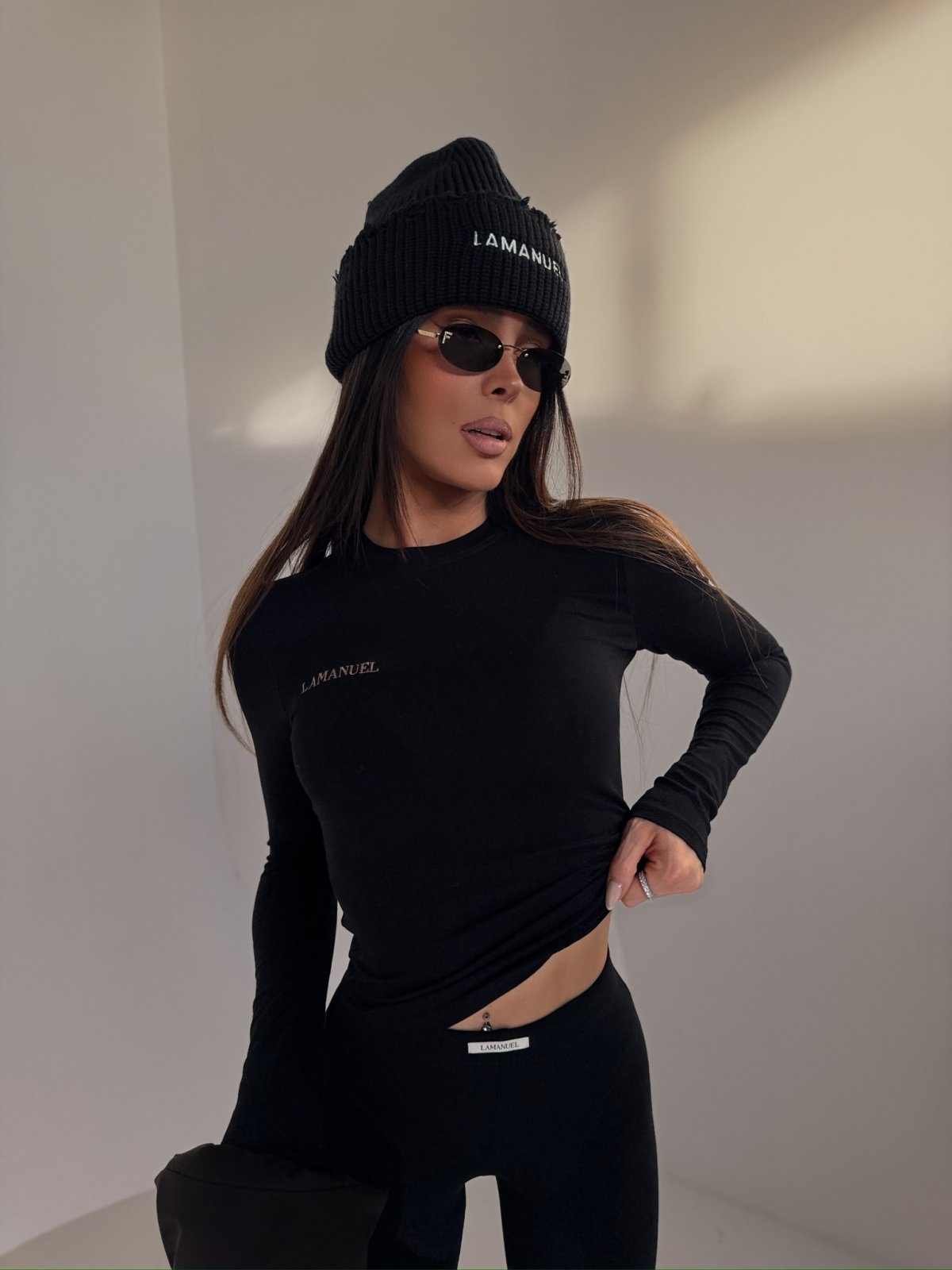 Bluzka/top ORGIN, czarny