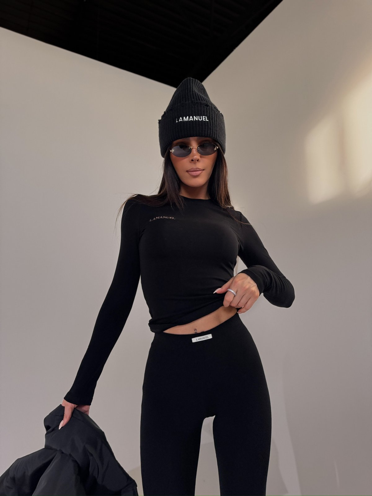 Bluzka/top ORGIN, czarny