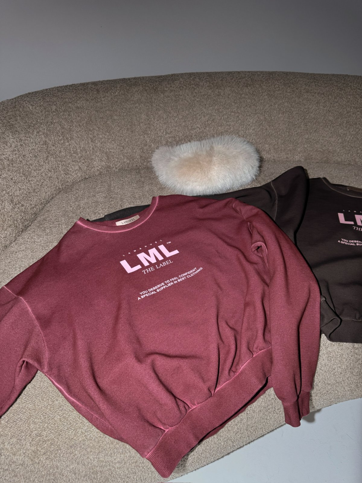 Bluza dresowa MIDNIGHT, bordo