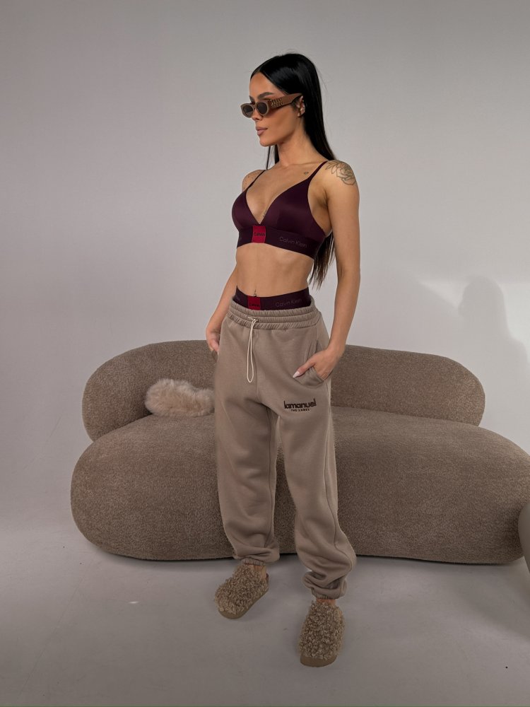 Spodnie dresowe CREAMY, beż