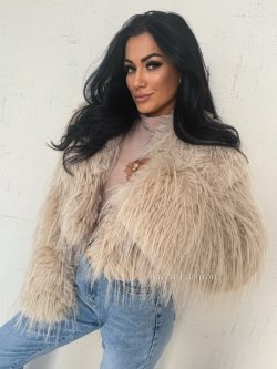 Kurtka/futerko COLETTE, beige