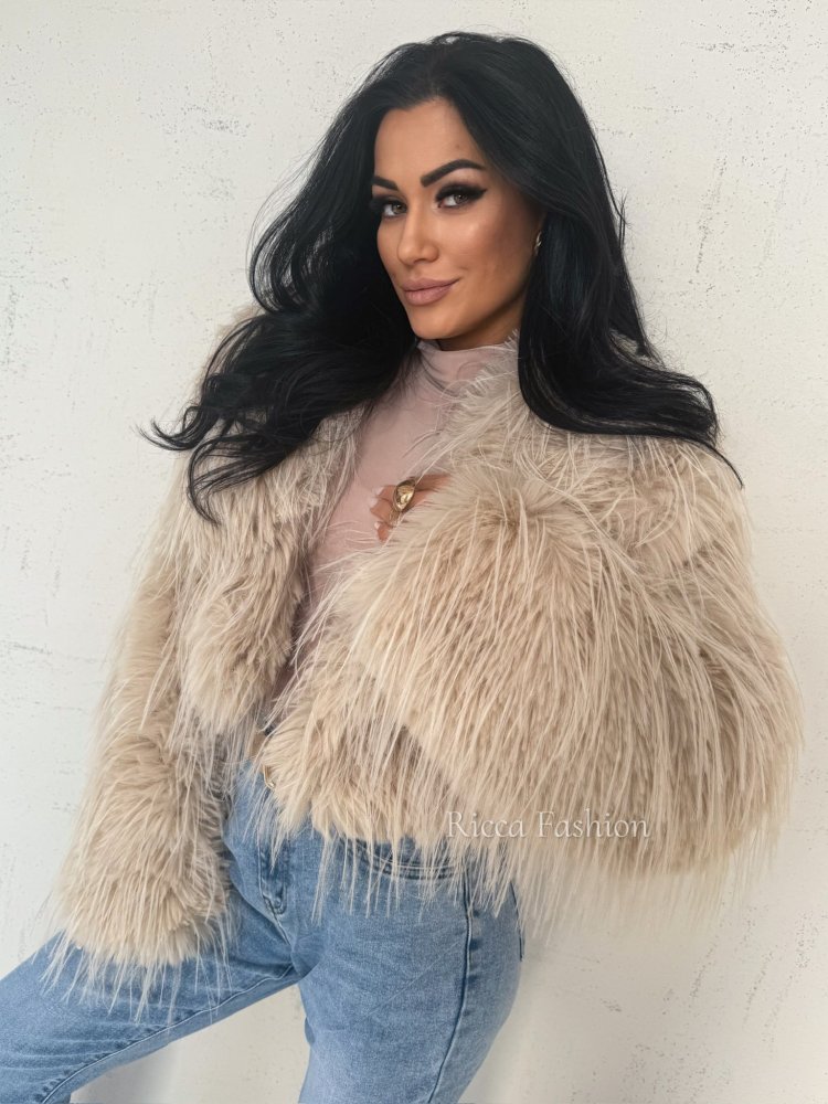 Kurtka/futerko COLETTE, beige