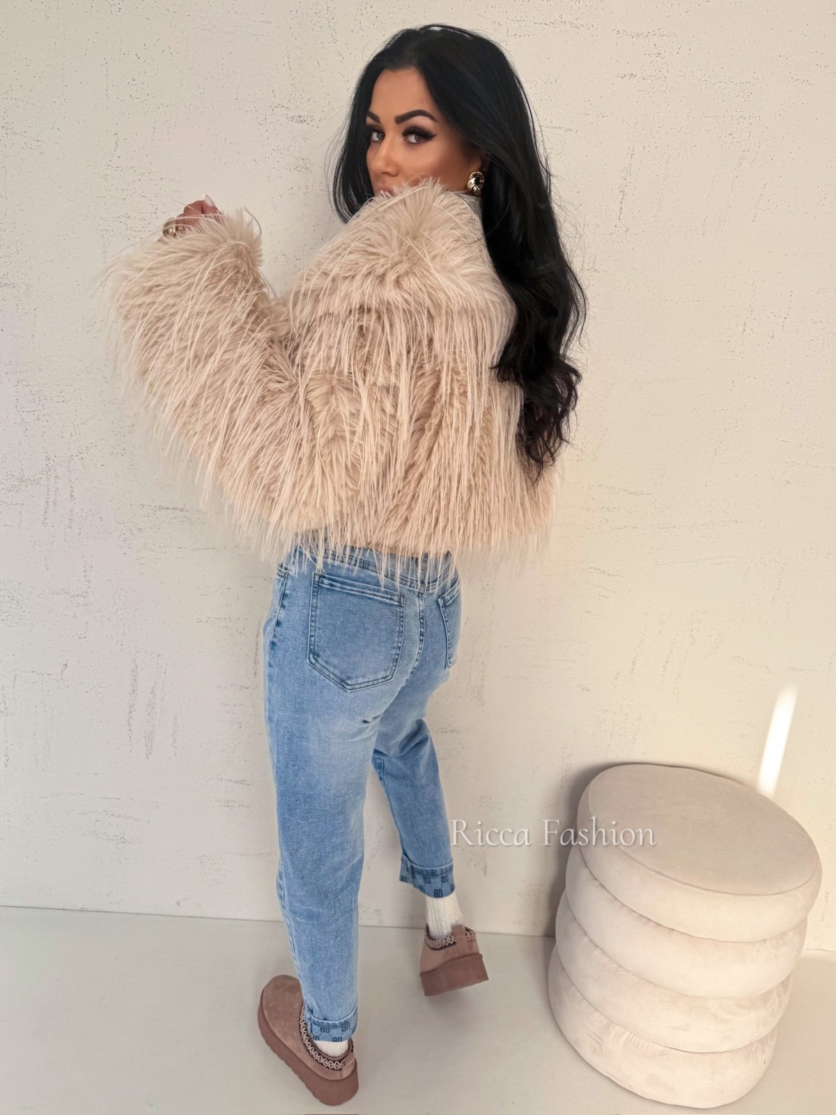 Kurtka/futerko COLETTE, beige