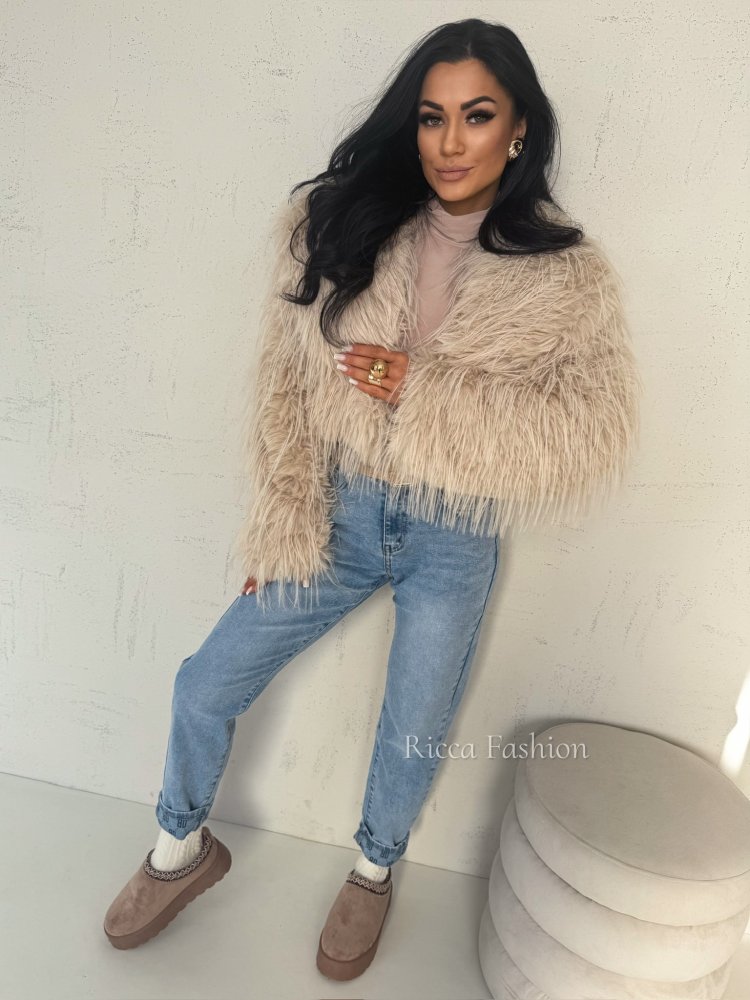 Kurtka/futerko COLETTE, beige