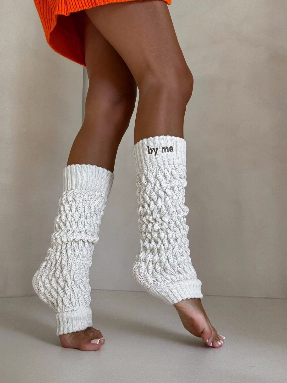 Ocieplacze bawełniane BY ME, waniliowe