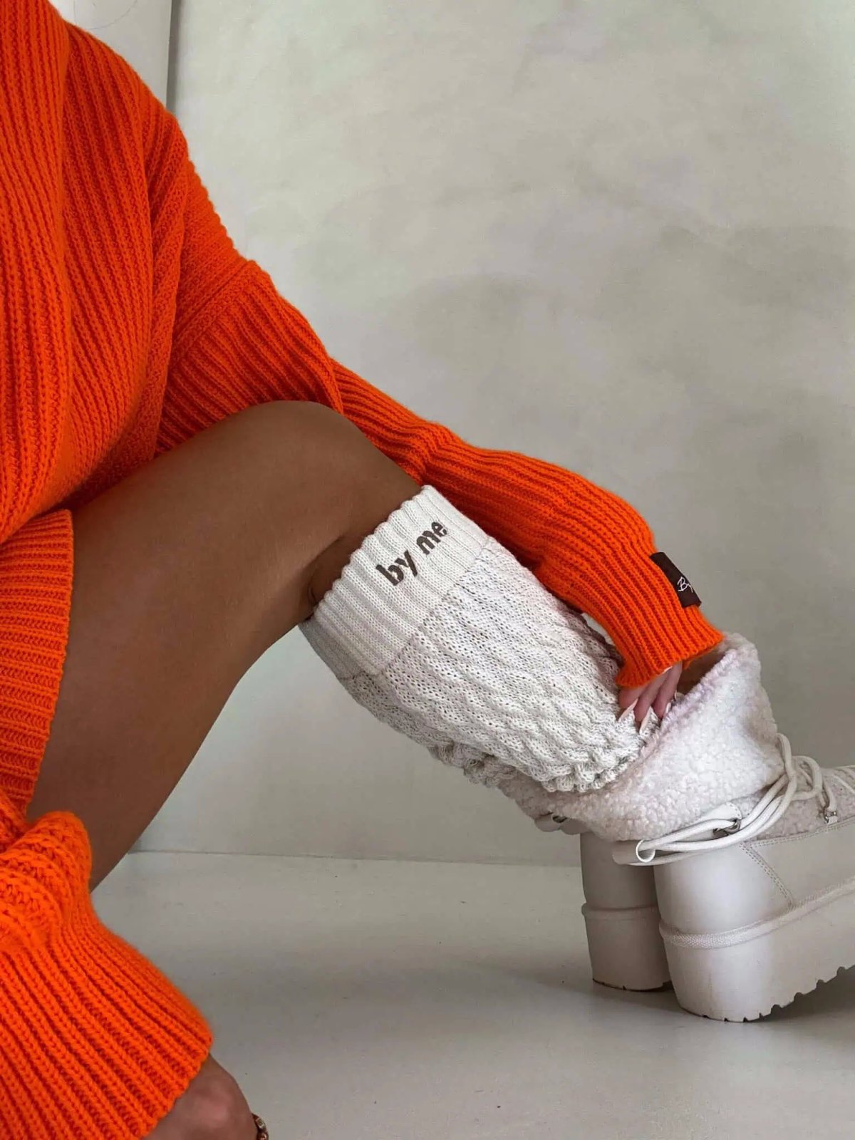 Ocieplacze bawełniane BY ME, waniliowe