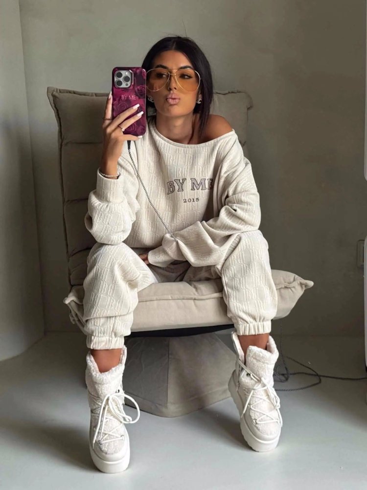 Komplet z bawełną BARIO,...