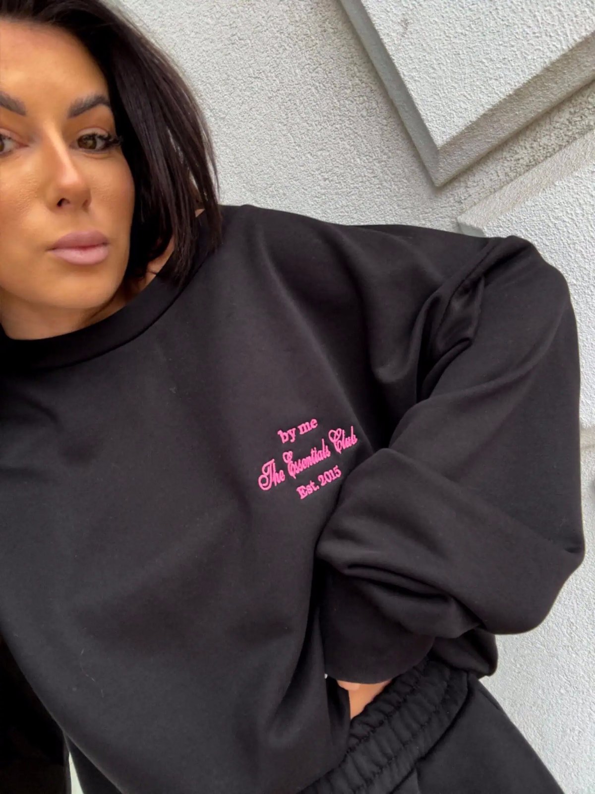 Komplet dresowy ESSENTIAL, czarny