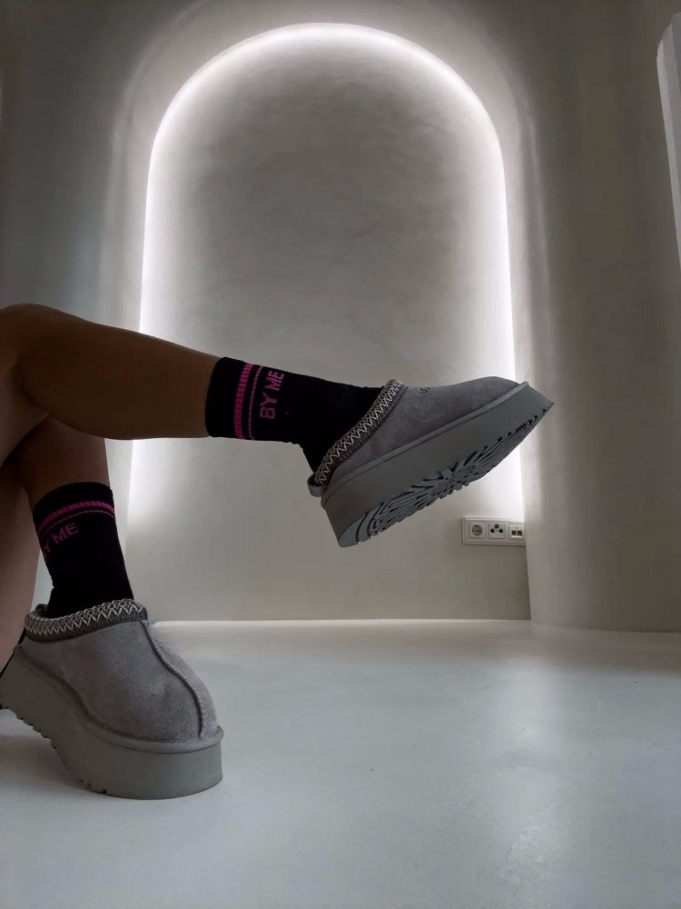 Skarpetki STRIPE, czarno-różowe