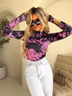 Bluzka SECOND SKIN, dior/mocny róż