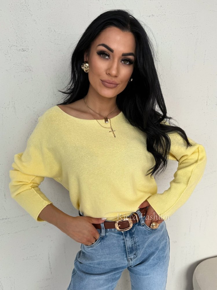 Sweter z wiskozą JASPER,...