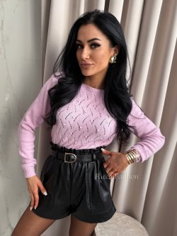 Sweter z wiskozą LUIZI, light pink