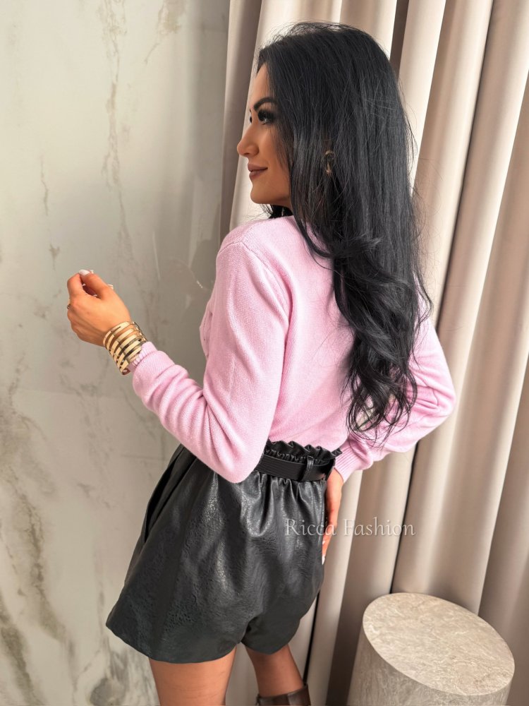 Sweter z wiskozą LUIZI, light pink