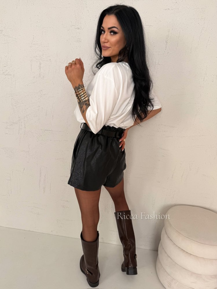 T-shirt MORE AMORE, ecru