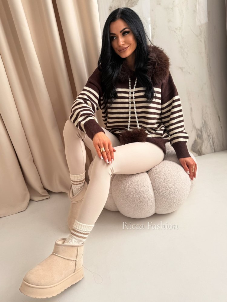 Sweter AMELISSE, chocolate