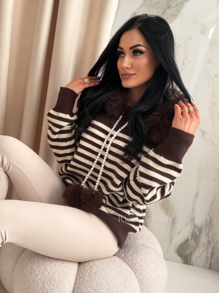 Sweter AMELISSE, chocolate