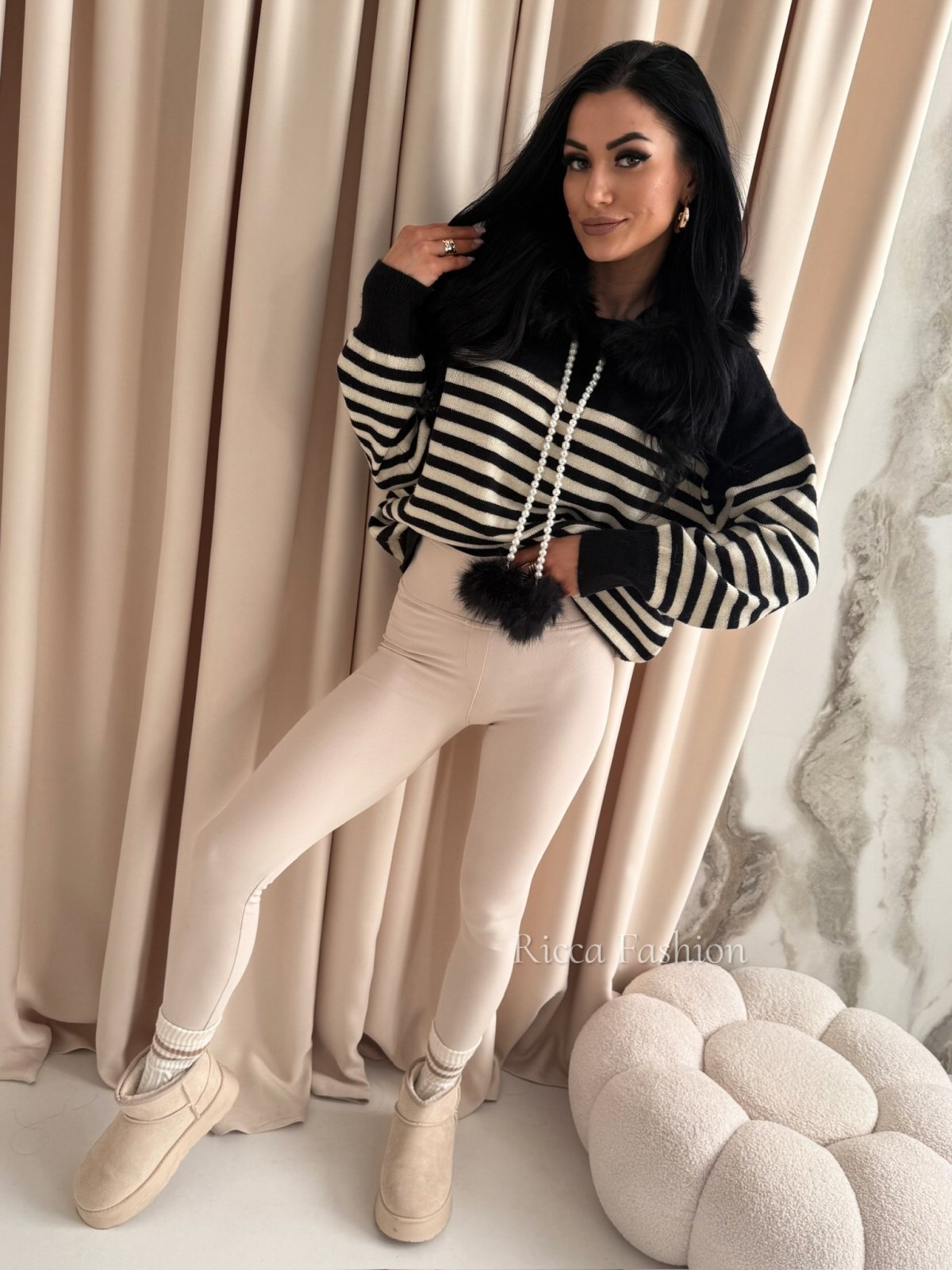 Sweter AMELISSE, black