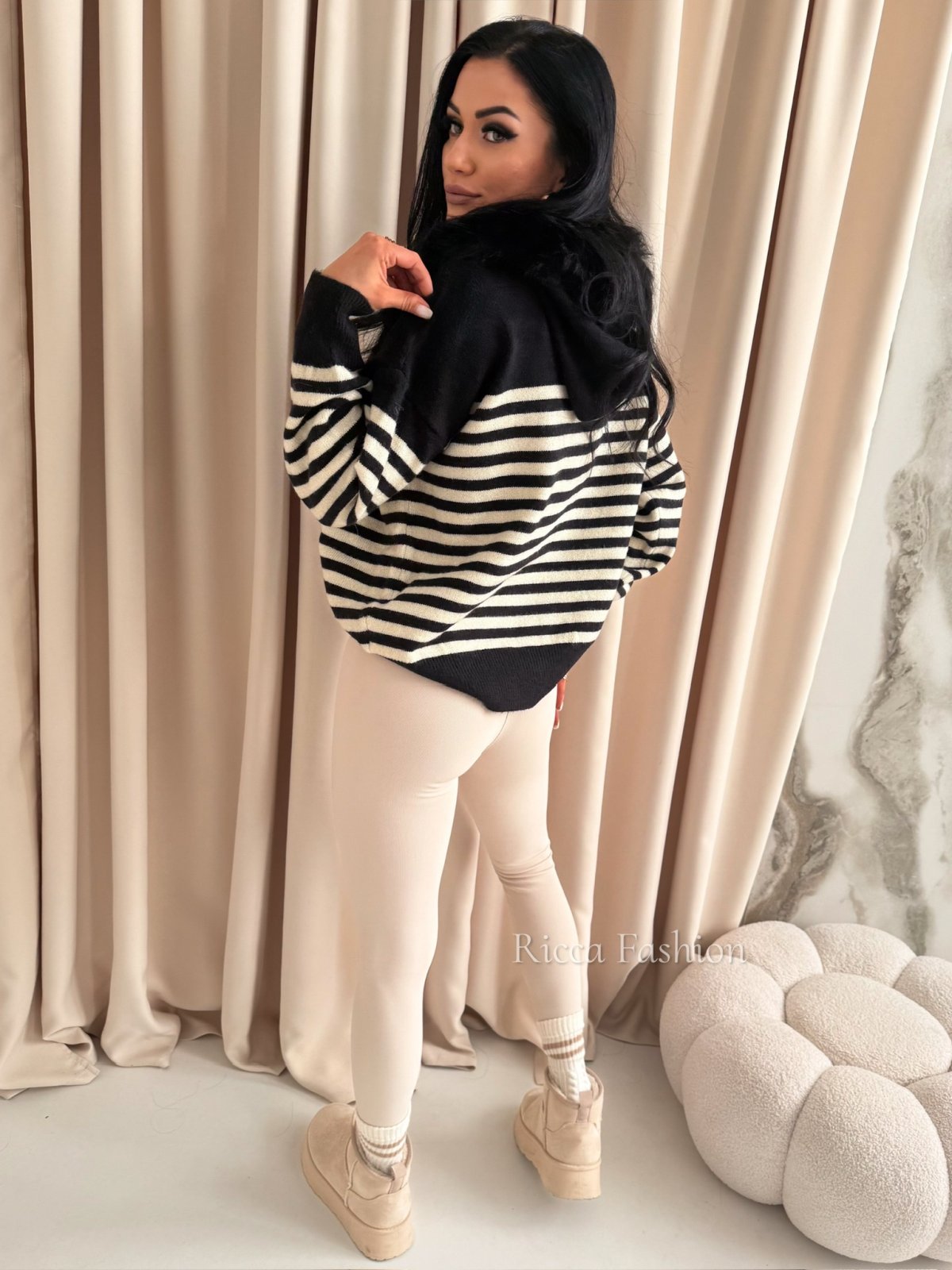 Sweter AMELISSE, black