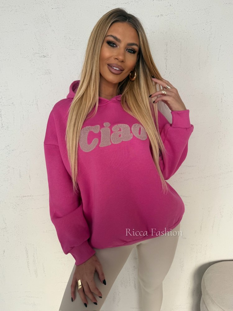 Bluza dresowa CIAO, candy pink
